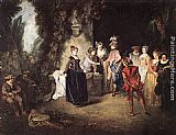 Jean-Antoine Watteau The French Comedy painting